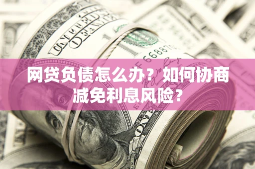 北京网贷负债怎么办？如何协商减免利息风险？