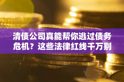 北京清债公司真能帮你逃过债务危机？这些法律红线千万别踩