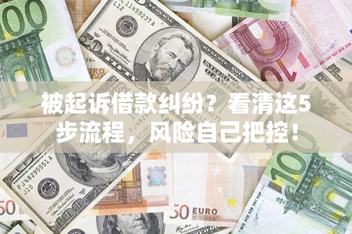 北京被起诉借款纠纷？看清这5步流程，风险自己把控！