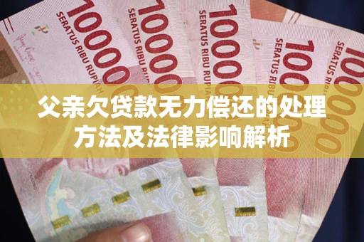 北京父亲欠贷款无力偿还的处理方法及法律影响解析