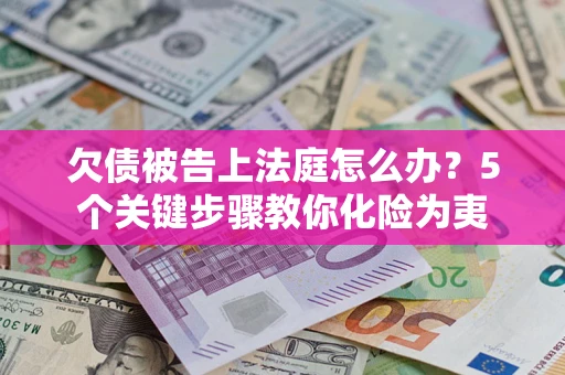 北京欠债被告上法庭怎么办？5个关键步骤教你化险为夷